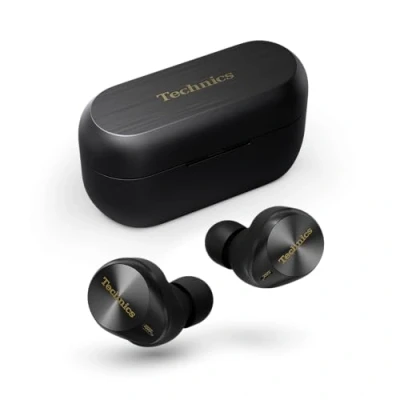 Immagine di Technics EAH AZ80E K Auricolari Wireless con Noise Cancelling, Bluetooth Multipoint 3 Dispositivi, Confortevoli In Ear, Ricarica Senza Fili, Nero