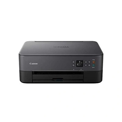 Immagine di Canon PIXMA TS5350 Stampante multifunzione a getto d&#039;inchiostro colori (stampa, scansione, copia, display Oled da 3,7 cm, WLAN, Print App, 4800 x 1200 Dpi), colore: Nero