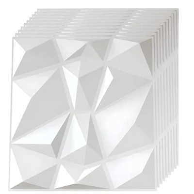 Immagine di LeapBeast Pannelli a muro 3D,pannelli decorativi 3d per parete, PVC Altamente Rigido, Indeformabile Riciclabile, Impermeabile, Termoresistente, Inodore (A)