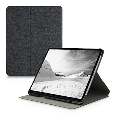 Immagine di kwmobile Custodia Compatibile con Apple iPad Air 13&quot; (6. Gen 2024) / PRO 12.9&quot; (2018/2020/2021/2022) Cover Protettiva per Tablet Copertina Sottile Tab Pieghevole Supporto Stand Case