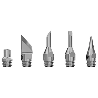 Immagine di LEXIVON Punte per Saldatore a Butano Originali Set da 5 pezzi, Compatibile con Modelli LX 770 e 771 (LX TIP D)
