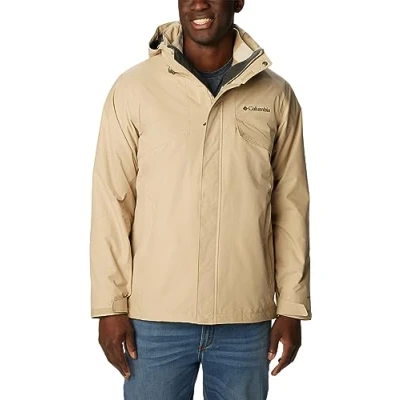 Immagine di Columbia Bugaboo Fleece Interchange Jacket, Giacca Invernale 3 In 1 Uomo, Ancient Fossil, Taglia M