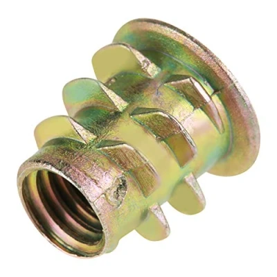Immagine di 50 pezzi tipo di dadi filettati parti fissaggio testa a esagonale M5 * 10mm in lega zinco filo mobili vite esagono incassato per kit assortimento inserti legno