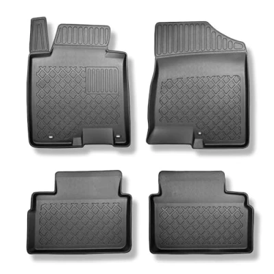 Immagine di Mossa Tappetini auto in TPE compatibili con Kia Ceed II Station Wagon (09.2012 08.2018) tappeti neri G