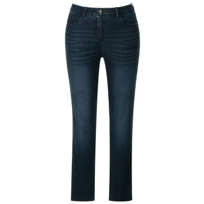 Immagine di Ulla Popken Grosse GRÖSSEN SARAH, 5POCKET, HIG Jeans slim fit, Donna, Taglia: 50, Blue denim