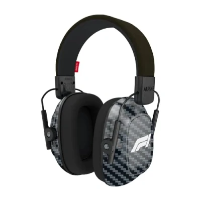 Immagine di Alpine Racing Pro Cuffie antirumore F1 edition 26 dB insonorizzanti Per adulti concentrazione, studio, lavoro e sovraccarico sensoriale Archetto regolabile