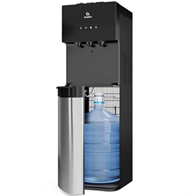 Immagine di Avalon Distributore d&#039;acqua con sistema di raffreddamento dell&#039;acqua a caricamento dal basso BioGuard 3 impostazioni temperatura acqua calda, fredda e ambientale, struttura in acciaio inox