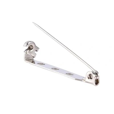Immagine di FTVOGUE 50 Spille da Balia, Chiusura di Sicurezza, per Fai Te, 20/25/32/38 mm, Colore: Argento, 32 mm