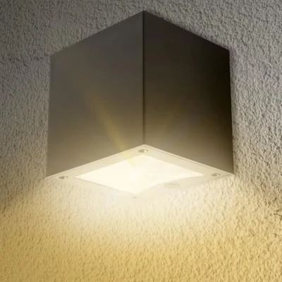 Immagine di Proxinova Applique Solare da Esterno LED, Lampade Doppia Luce Sensore Crepuscolare per Illuminazione Giardino Solare, Lampada Waterproof IP44, Luci a Parete Confezione Singola