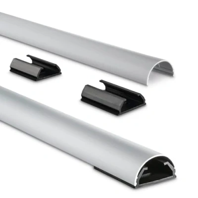 Immagine di Hama Canalina passacavi Alluminio Argento rigido (L x L A) 1100 33 18 mm 1 pz. 00220991