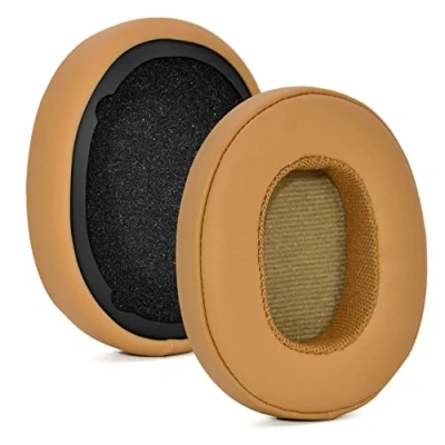 Immagine di Hesh3 Crusher Cuscinetti auricolari di ricambio defean compatibili con Skullcandy Wireless, Hesh 3 Venue Wireless ANC, cuffie over ear (marrone)