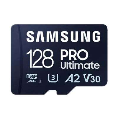 Immagine di Samsung Memorie MB MY128SA PRO Ultimate Scheda MicroSD da 128GB, UHS I U3, Fino a 200 MB/s