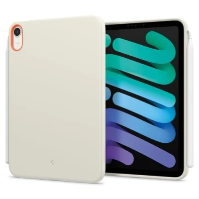 Immagine di Spigen Cover Nano Pop Compatibile con iPad mini 7 (2024, A17 Pro) / 6 Generazione 8.3 polici (2021) Orange Beige