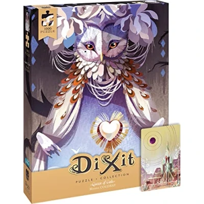 Immagine di Libellud Asmodee Dixit Puzzle, Queen of Owls, Puzzle da 1000 Pezzi, 48x68 cm, Edizione in Italiano