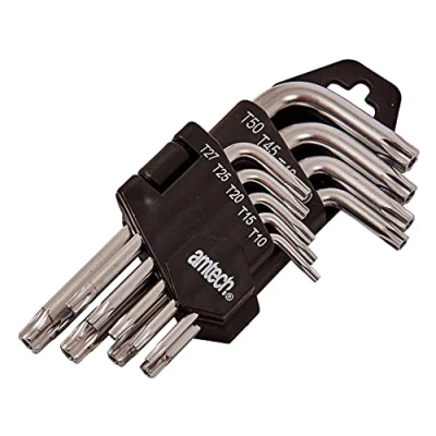 Immagine di Am Tech L Key Chiave Torx satinata (9 pezzi)