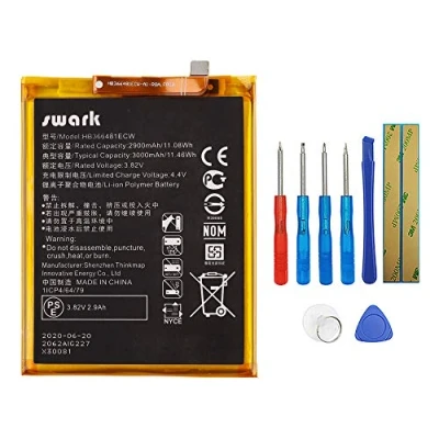 Immagine di Swark HB366481ECW Batteria compatibile con Huawei P8 Lite 2017, P9, P9 Lite, P10 P20 Honor 6C Pro, 5C, 9 P Smart strumenti