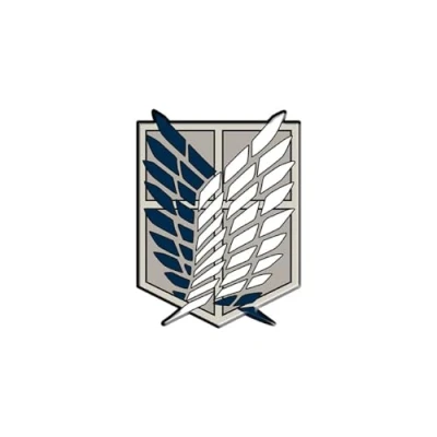 Immagine di ABYstyle ATTACK ON TITAN Pin&#039;s Emblema reggimento S3, metallo di alta qualità