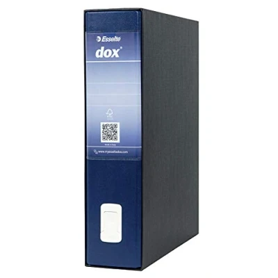 Immagine di Rexel Esselte Dox 2 Raccoglitore a Leva Formato Protocollo D8, A4, Blu, 1 Pezzo
