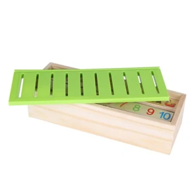 Immagine di Zerodis Learning Toys Classificazione delle conoscenze Blocchi di scatole Legno per i Bambini in età prescolare Formazione Iniziale Matematica
