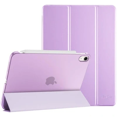 Immagine di ProCase Cover iPad 10 Generazione 2022 [A2696 A2757 A2777], Custodia 10,9 Pollici Sottile Leggera Smart Auto Sveglia/Sonno Rosa Viola