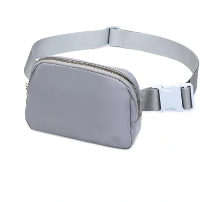 Immagine di marsupio unisex con cinghia regolabile, piccolo per allenamento, corsa, viaggi, escursionismo, nero