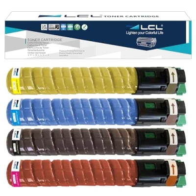 Immagine di LCL Cartucce di Toner Compatibile 841504 841505 841506 841507 MP C2030 C2050 C2051 C2530 C2550 C2551 (1Nero 1Ciano 1Magenta 1Giallo) Sostituzione per Ricoh Aficio C2050,