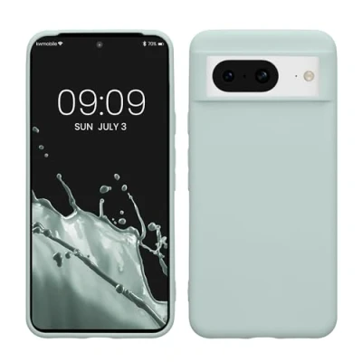 Immagine di kwmobile Custodia Compatibile con Google Pixel 8 Cover Back Case per Smartphone in Silicone TPU Protezione Gommata menta freddo