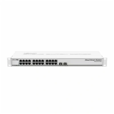 Immagine di Mikrotik CSS326 24G 2S+RM network switch Managed Gigabit Ethernet (10/100/1000) Power over (PoE) 1U White