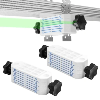 Immagine di 2 supporti per livellamento a soffitto, profilo CD60 ES, in cartongesso