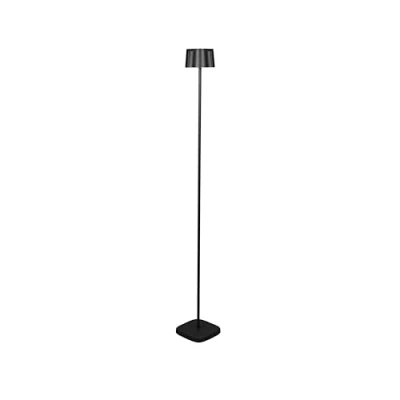 Immagine di Konstsmide Bella lampada LED da pavimento, nera, alluminio, IP54, dimmer, CCT
