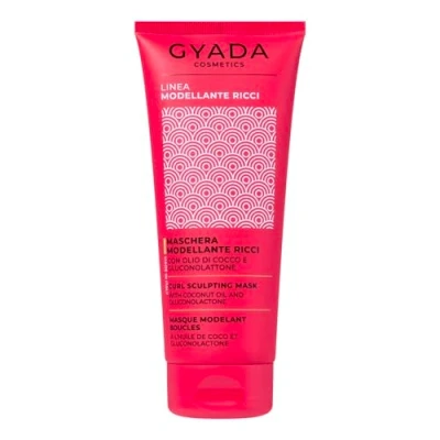 Immagine di GYADA COSMETICS, Maschera Modellante Effetto Idratante e Anticrespo, per Capelli Ricci ad Azione Ammorbidente, a Base di Linfa Vite Acqua Riso Fermentata, 200 ml