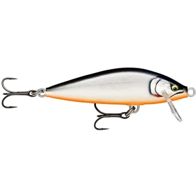 Immagine di Rapala Esca da Pesca Artificiale Spinning Countdown Elite in Balsa per Acqua Dolce Affondante Profondità di Nuoto 0,9m 5,5cm / 5g Prodotta Estonia Gilded Silver Shad
