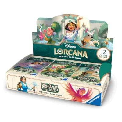 Immagine di Ravensburger Disney Lorcana Trading Card Game: Archazias Isola Booster Display con 24 buste in inglese