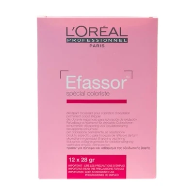 Immagine di L&#039; Oréal efassor, Panno détachante professionali per eliminare i Riflessi incompatibles, Faux o sovraccarico. Confezione da 28 G.