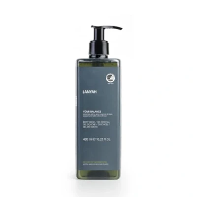 Immagine di Anyah Gel Doccia 1x480ml Non Riutilizzabile Con Precursore di Acido Ialuronico Dermatologicamente Testato Riparatrice Prodotto e Confezionato in Italia