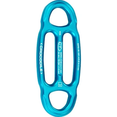 Immagine di Climbing Technology Crocodile 2D64300WNCT0STD Discensore, Azzurro, Taglia Unica