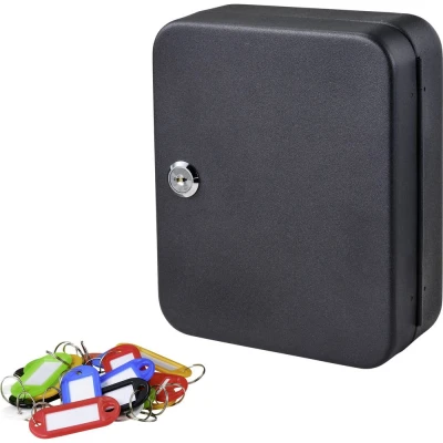 Immagine di Sygonix Cassetta porta chiavi SY 4737740 Numero di ganci 20 Nero