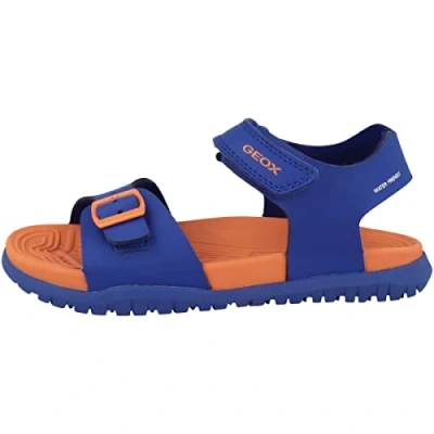 Immagine di Geox Fommiex BOY Sandali per bambini, Taglia: 34, Royal/orange Pu