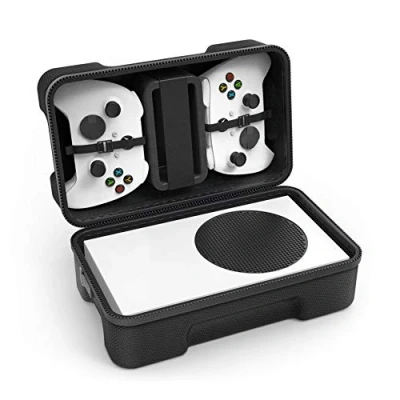 Immagine di SHBC Custodia Rigida Compatibile con Console di Gioco Xbox Series S Kit da Viaggio per Controller Wireless e Cavi