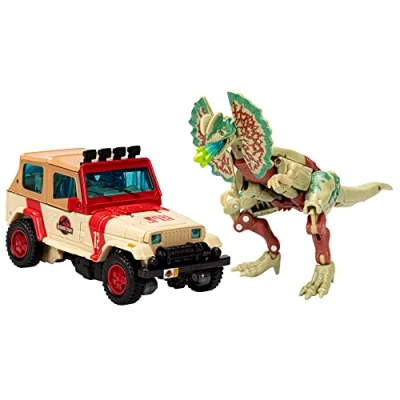 Immagine di Transformers Collaborative, Jurassic Park x, Dilophocon e Autobot JP12, Action Figure