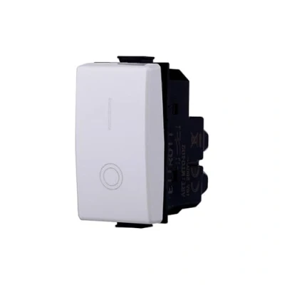Immagine di Interruttore bipolare 2P 16A compatibile Bticino Matix colore bianco