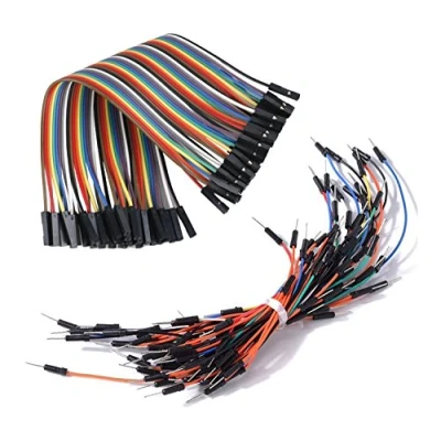 Immagine di Aihasd 40 pezzi 20 CM Cavo a cavallotto Da femmina per Arduino Raspberry Pi Breadboard + 65 Varie lunghezze maschio Ponticello scheda di pane