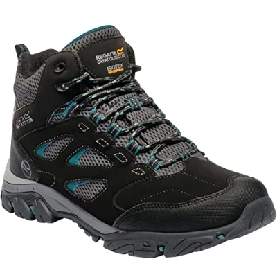 Immagine di Regatta Holcombe Iep Mid (Blk/Deep Lake 2fz), 8 UK (42 EU) EU