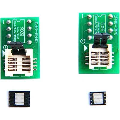 Immagine di XGOIENZI DFN8 WSON8 MLF8 MLP8 QFN8 to DIP8 Adattatore 6 x 5 mm 8 mmIC Chip Socket per TL866ii Plus RT809H RT809F T48 T56 ezp2023 CH341 Programmer