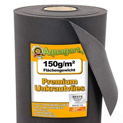 Immagine di 20m tessuto non per orto, antierbacce, Pellicola pacciamatura, pacciamatura 150g larghezza 1,5m