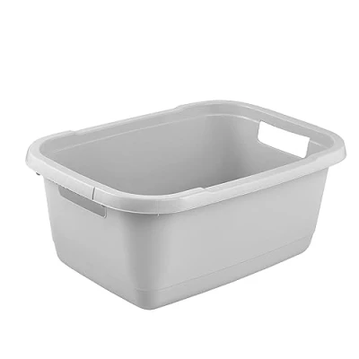 Immagine di keeeper Vaschetta per il Bucato, Plastica Resistente, 32 L, Aenna, Nordic Grey (Grigio)