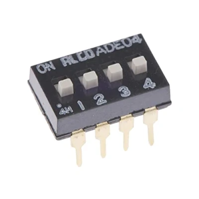 Immagine di Dip switch a 4 posizioni TE Connectivity ADE04A04