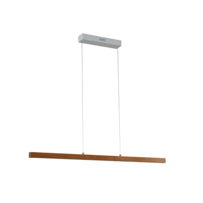 Immagine di Lucande Lampada LED a sospensione Nihalo, legno, 12 cm, dimmerabile, CCT