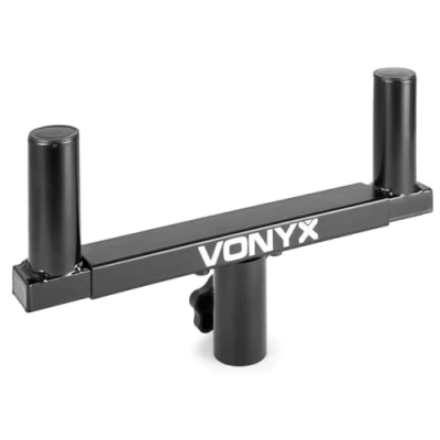 Immagine di Vonyx WMS 03 Stativo a Due Altoparlanti Attacco 2 x 35 mm 40 Kg Nero