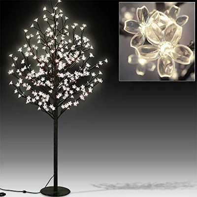Immagine di Monzana Albero Ciliegio Luce a LED 220cm con Telecomando e Timer 8 Modi Illuminazione Interno Esterno